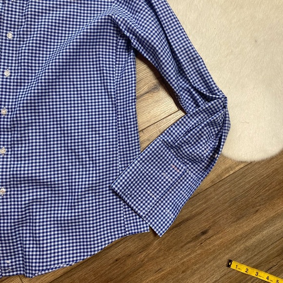 Thomas Pink Slim Fit Prestige shirt blue and white - Picture 4 of 8